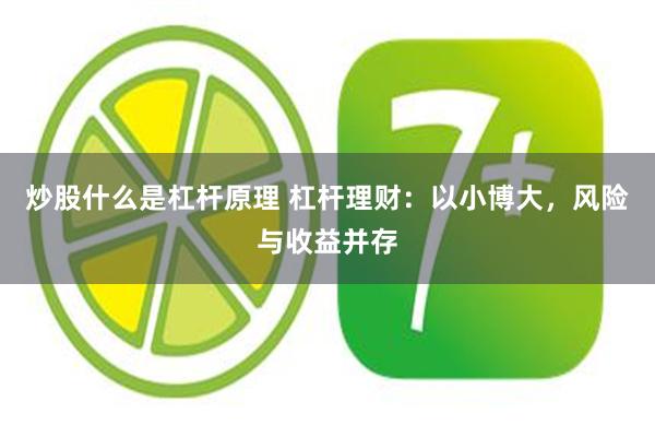 炒股什么是杠杆原理 杠杆理财：以小博大，风险与收益并存