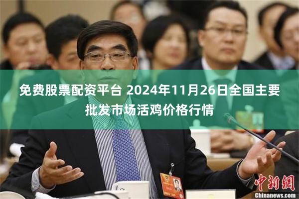 免费股票配资平台 2024年11月26日全国主要批发市场活鸡价格行情