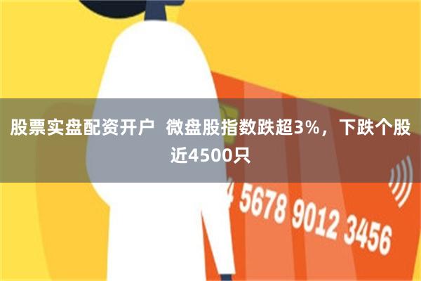 股票实盘配资开户  微盘股指数跌超3%，下跌个股近4500只