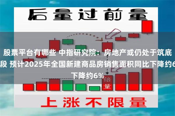 股票平台有哪些 中指研究院：房地产或仍处于筑底阶段 预计2025年全国新建商品房销售面积同比下降约6%