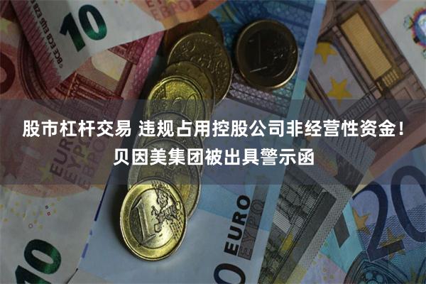 股市杠杆交易 违规占用控股公司非经营性资金！贝因美集团被出具警示函