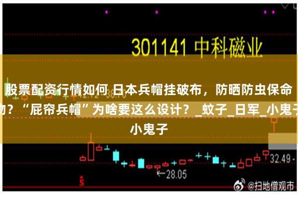股票配资行情如何 日本兵帽挂破布，防晒防虫保命物？“屁帘兵帽”为啥要这么设计？_蚊子_日军_小鬼子