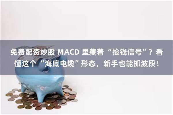 免费配资炒股 MACD 里藏着 “捡钱信号”？看懂这个 “海底电缆”形态，新手也能抓波段！